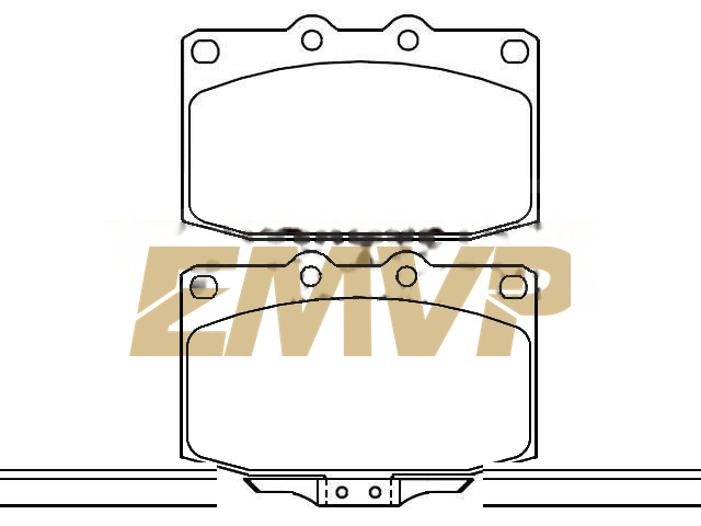 TY4415 Brake Pad Set
