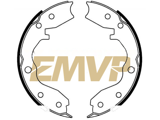 TY0178 Brake Shoe Set
