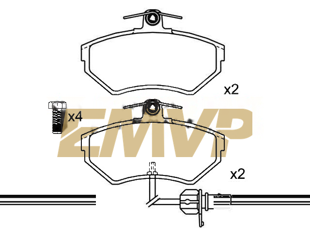 TY1382 Brake Pad Set