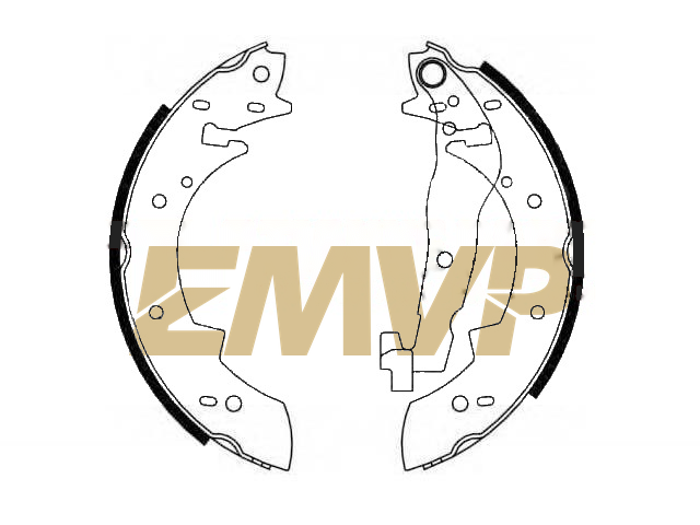 TY0200 Brake Shoe Set