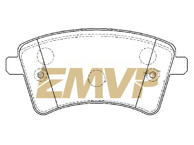 TY4968 Brake Pad Set