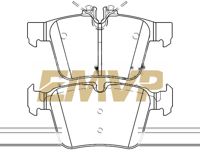 TY6893 Brake Pad Set