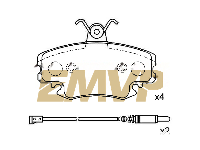 TY0803 Brake Pad Set