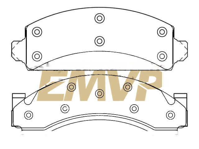TY5987 Brake Pad Set