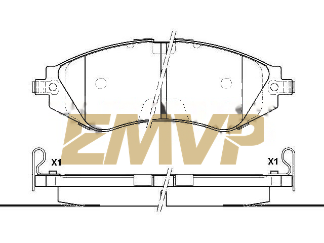 TY0391 Brake Pad Set