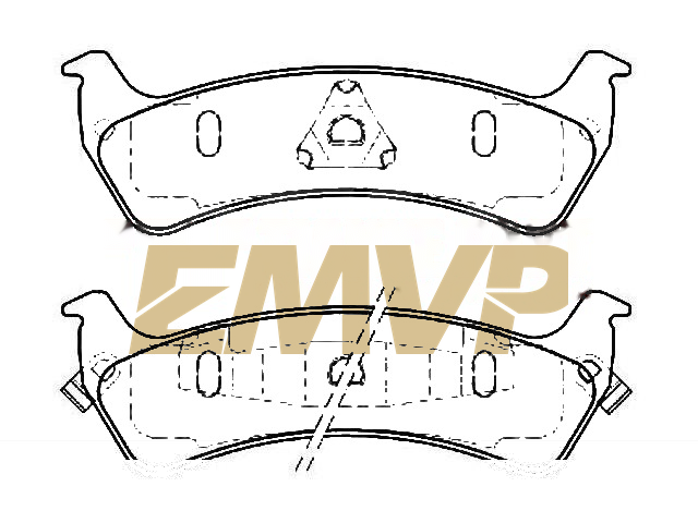 TY0088 Brake Pad Set
