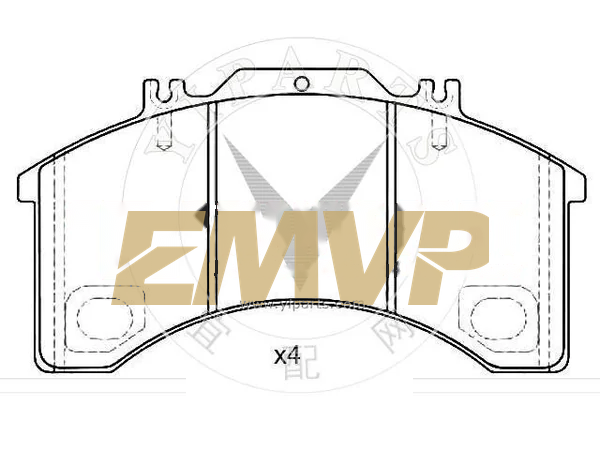 TY7899 Brake Pad for CV & Heavy Duty WVA 29032