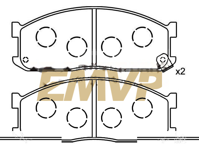 TY4941 Brake Pad Set