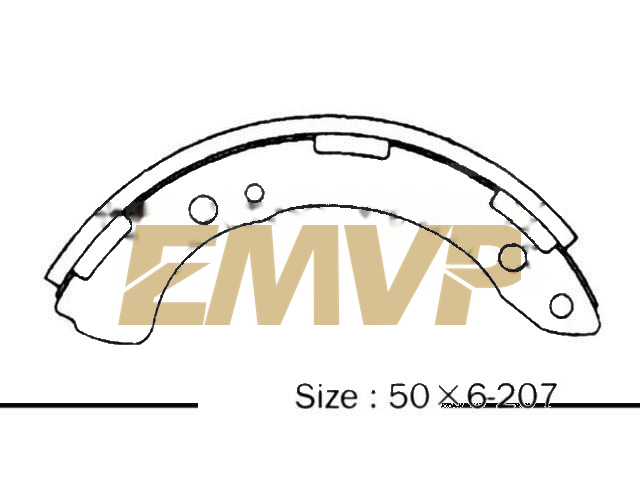 TY7139 Brake Shoe Set
