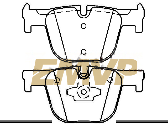 TY4859 Brake Pad Set