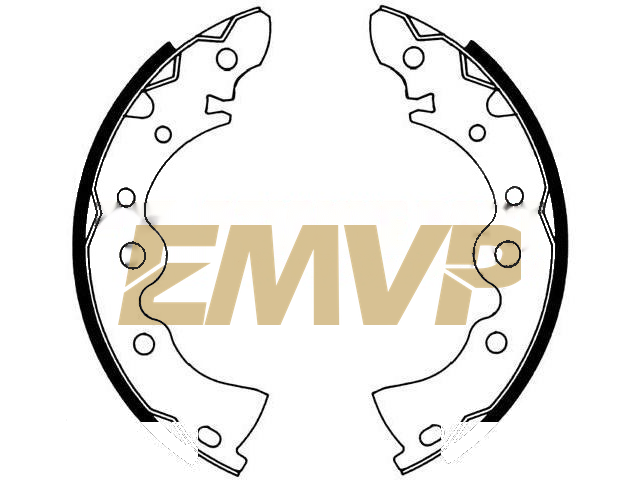 TY6677 Brake Shoe Set