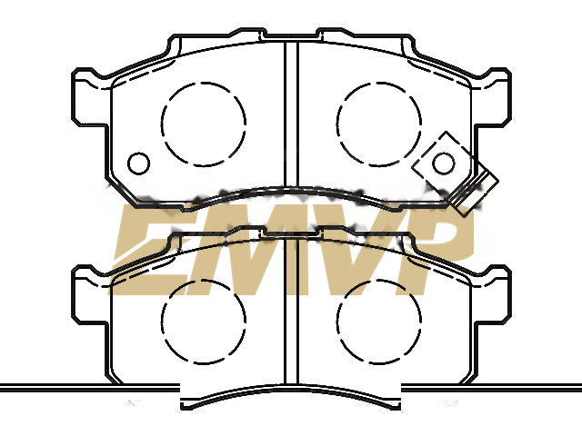 TY3802 Brake Pad Set