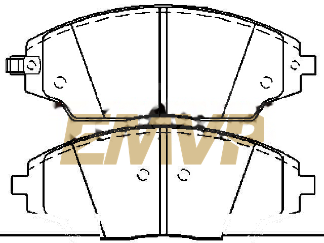 TY4305 Brake Pad Set