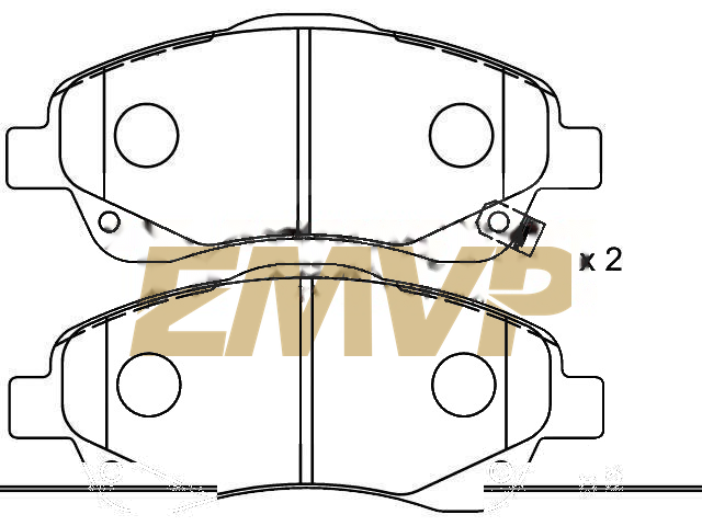 TY4131 Brake Pad Set