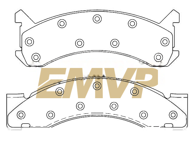TY0934 Brake Pad Set