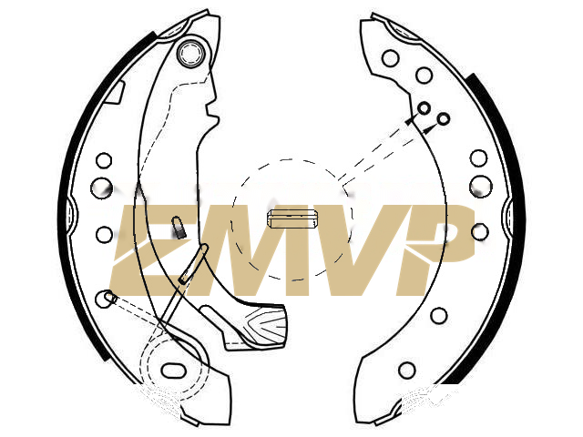TY0460 Brake Shoe Set