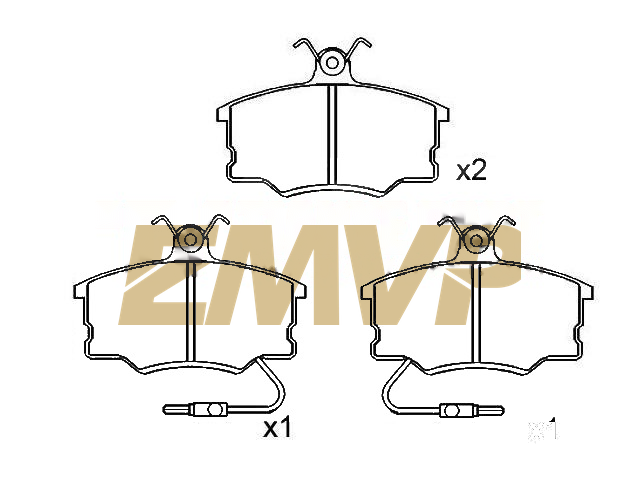 TY4590 Brake Pad Set