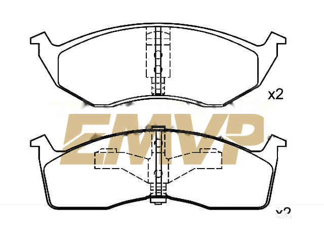 TY8470 Brake Pad Set