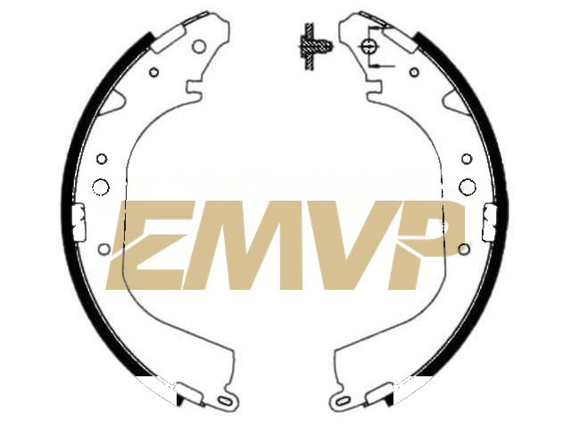 TY5610 Brake Shoe Set