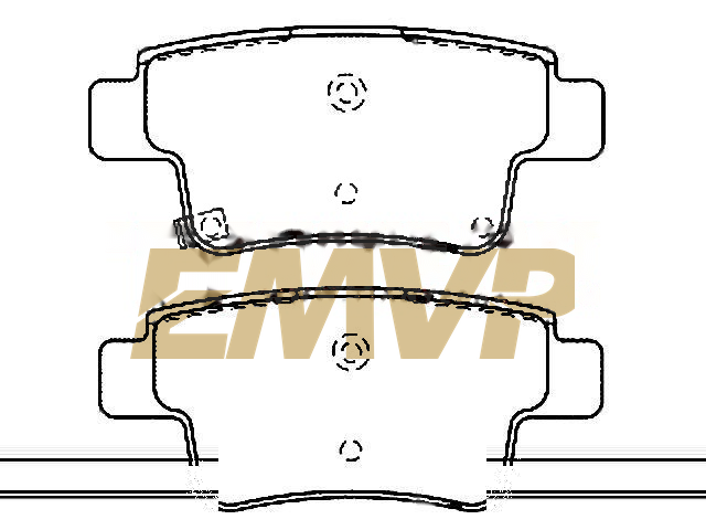 TY2446 Brake Pad Set
