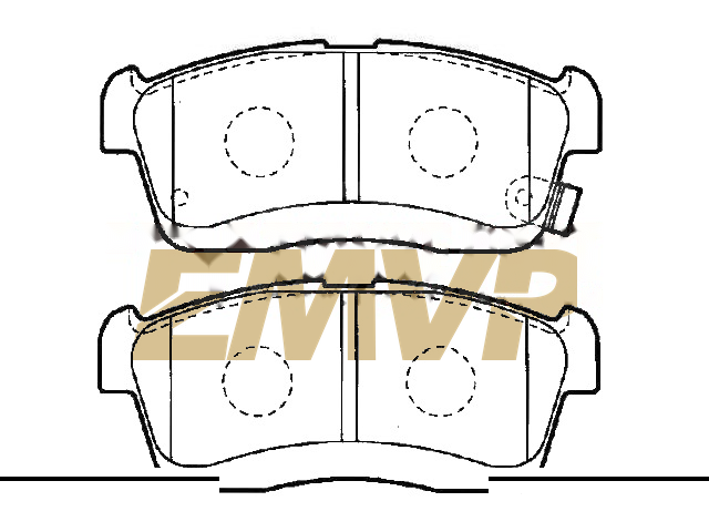 TY3706 Brake Pad Set