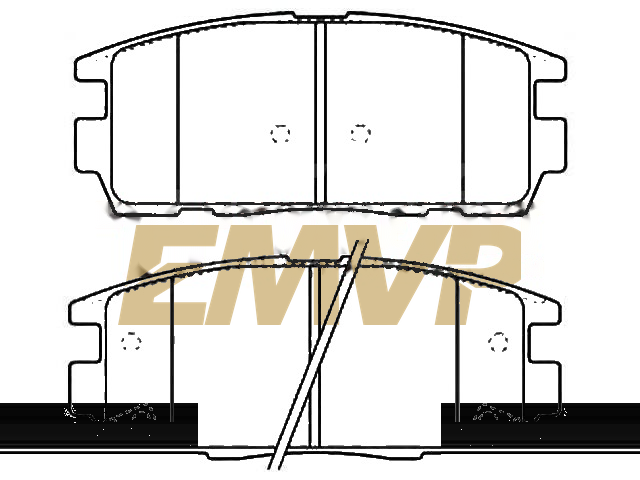 TY4071 Brake Pad Set