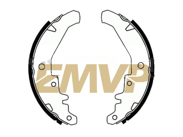 TY0412 Brake Shoe Set