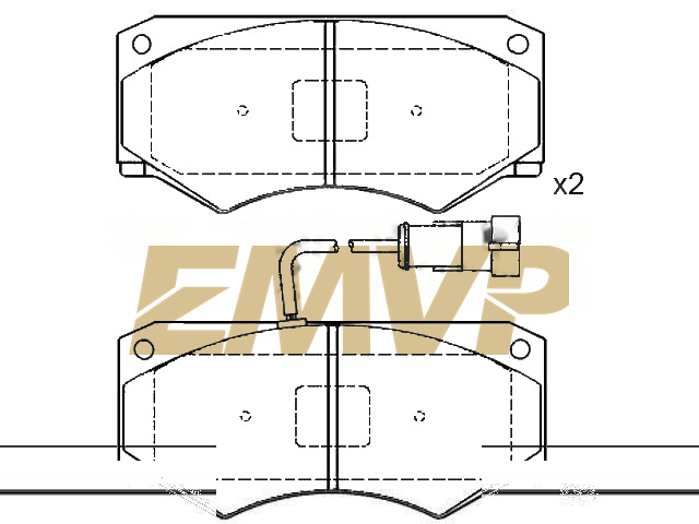 TY8389 Brake Pad Set