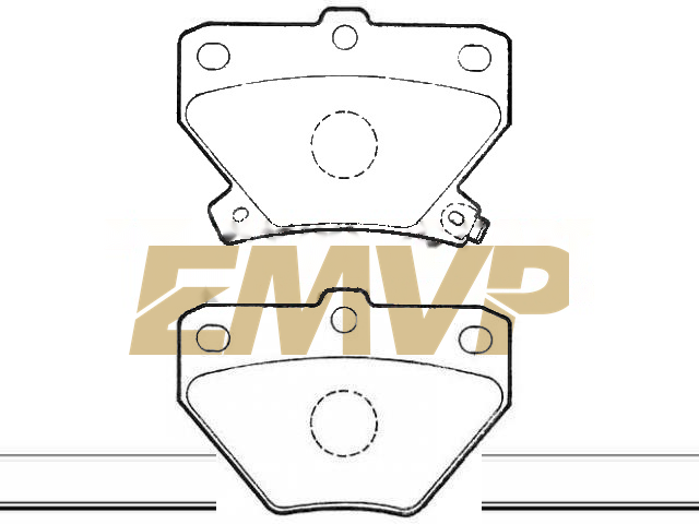 TY1685 Brake Pad Set