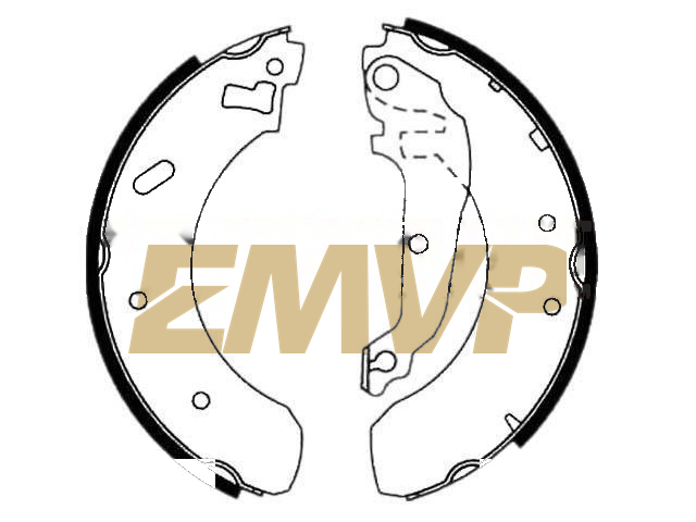 TY6093 Brake Shoe Set