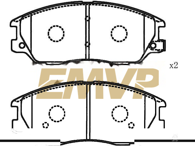 TY2914 Brake Pad Set