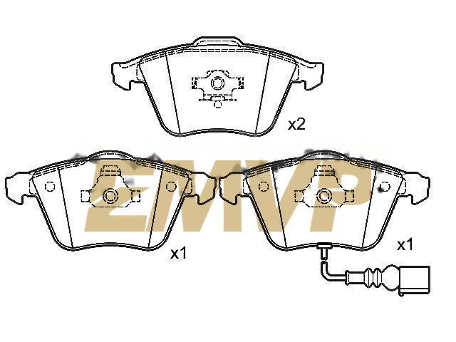 TY4215 Brake Pad Set