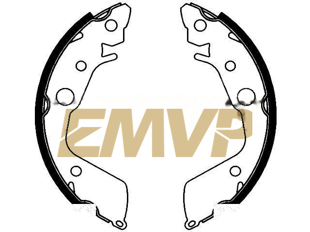 TY1140 Brake Shoe Set