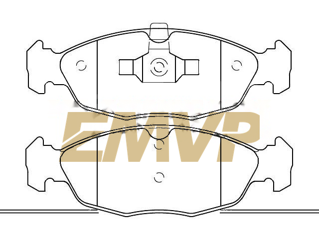 TY9159 Brake Pad Set