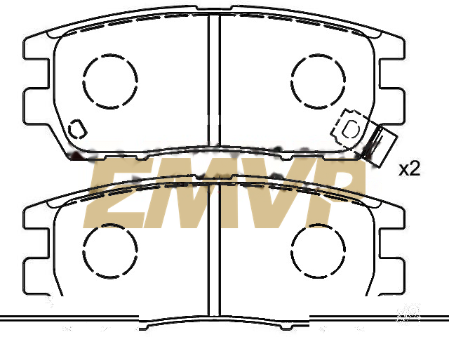 TY4047 Brake Pad Set