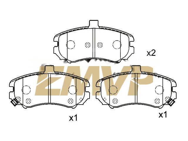 TY7880 Brake Pad Set