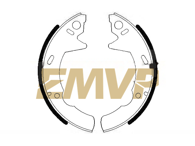 TY6090 Brake Shoe Set