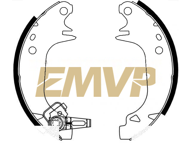 TY1340 Brake Shoe Set
