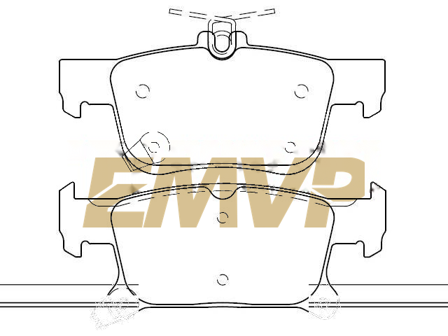 TY7110 Brake Pad Set