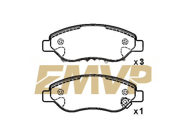 TY3451 Brake Pad Set