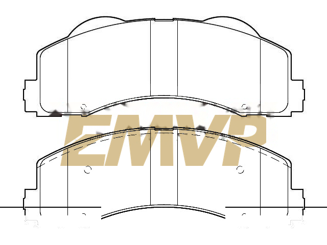 TY8487 Brake Pad Set