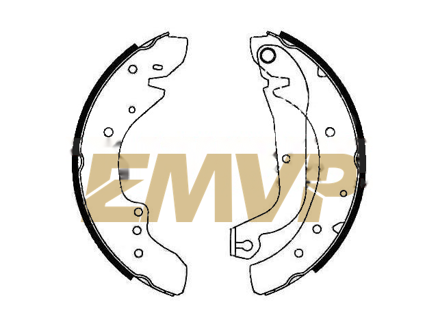 TY4051 Brake Shoe Set