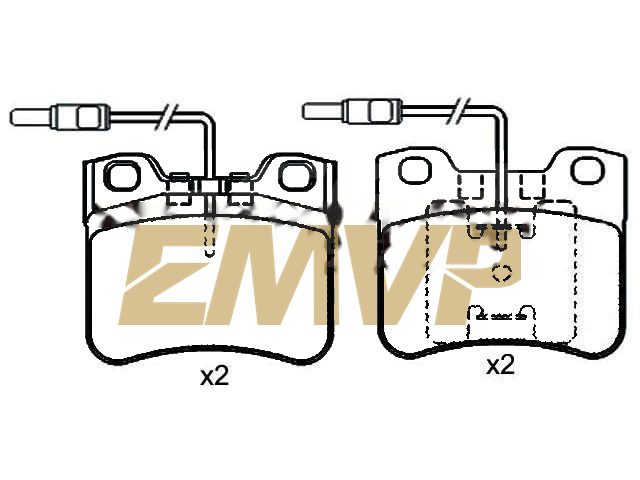 TY4258 Brake Pad Set
