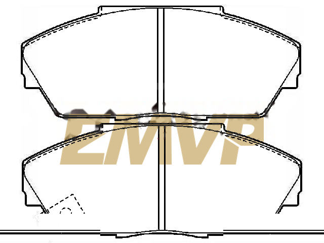 TY5698 Brake Pad Set