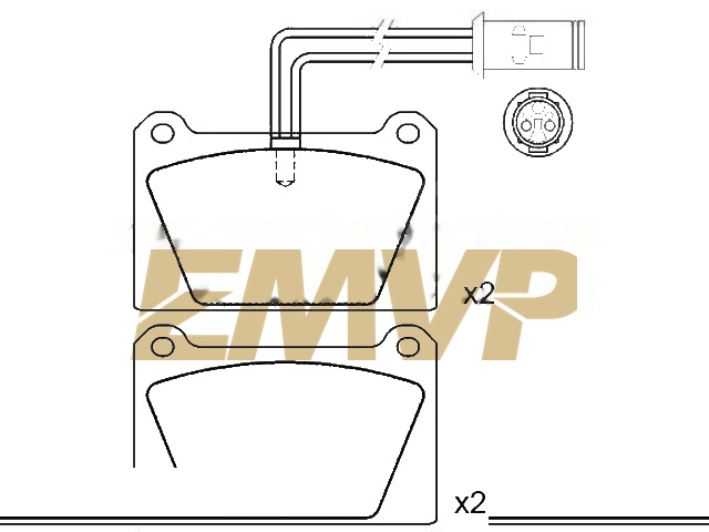 TY2138 Brake Pad Set