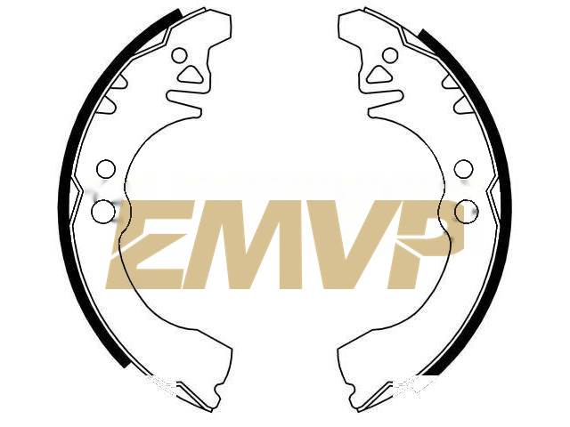 TY5381 Brake Shoe Set