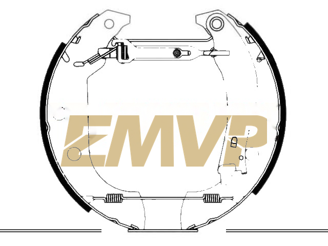 TY3772 Brake Shoe Set