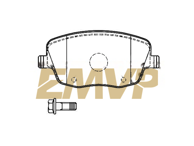 TY9349 Brake Pad Set