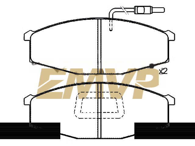 TY1167 Brake Pad Set