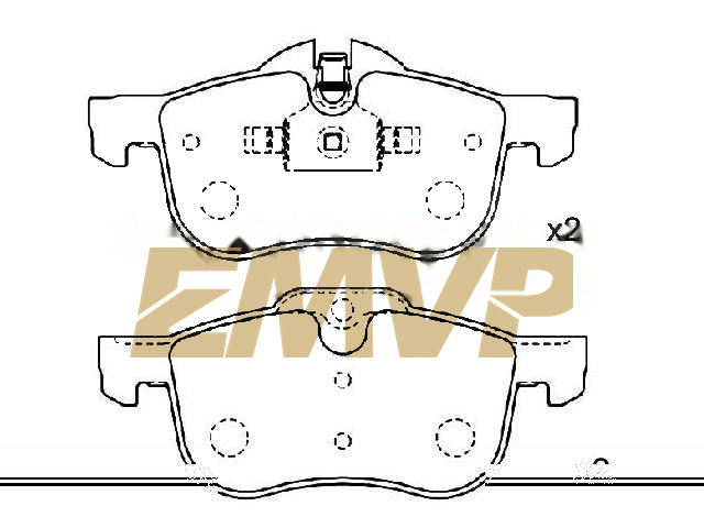 TY2946 Brake Pad Set